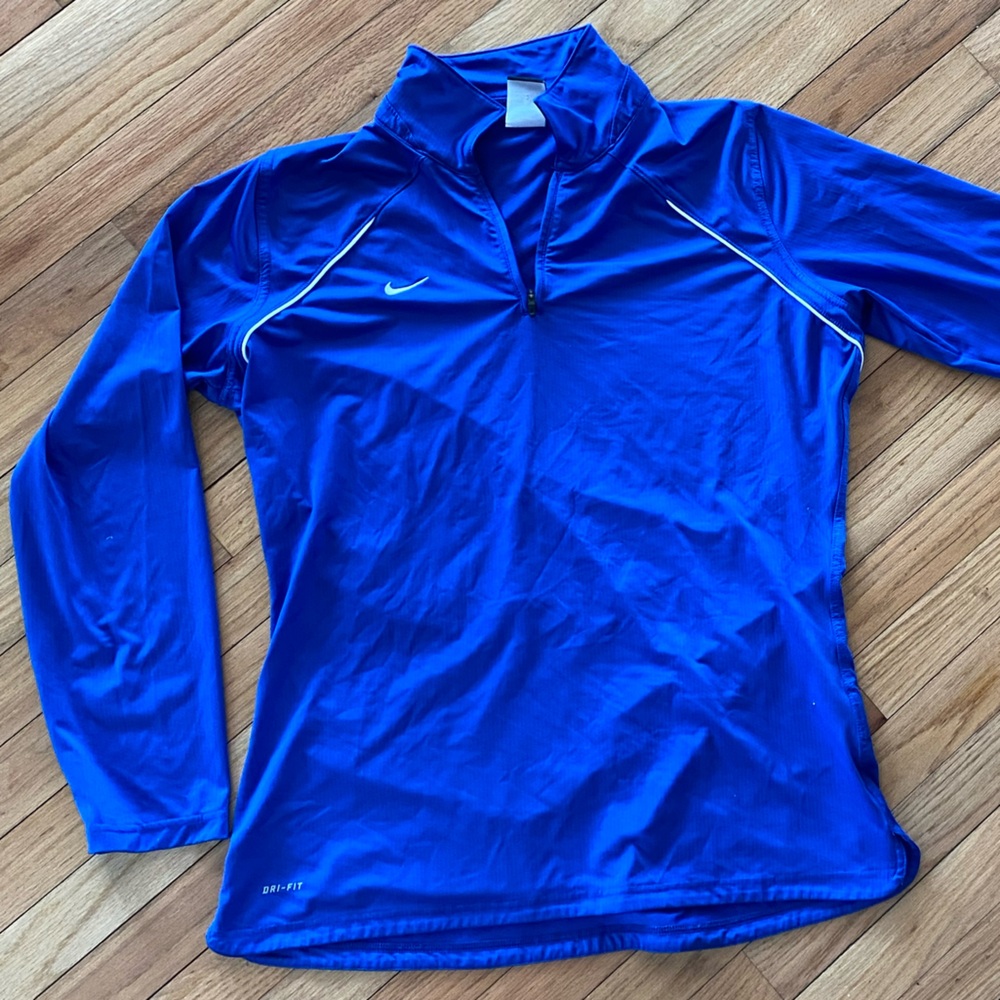 Nike Dri-FIT Element Quarter Zip Running Pullover – Royal Blue – XL